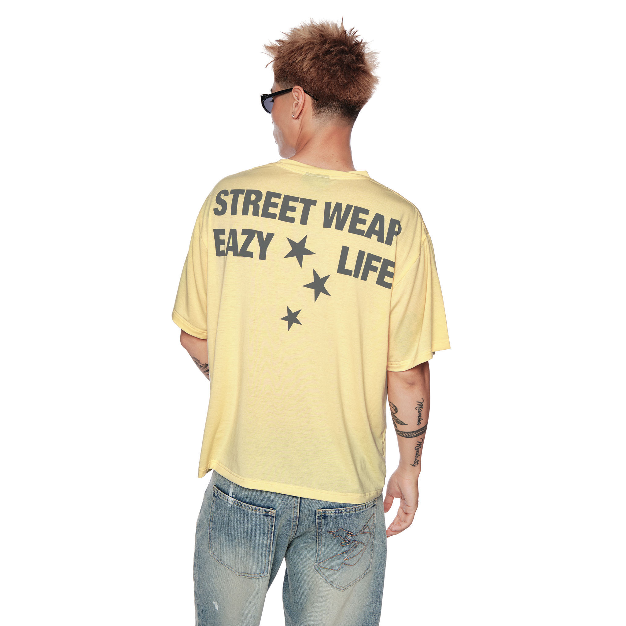  SWE EZ LIFE TEE - YELLOW 