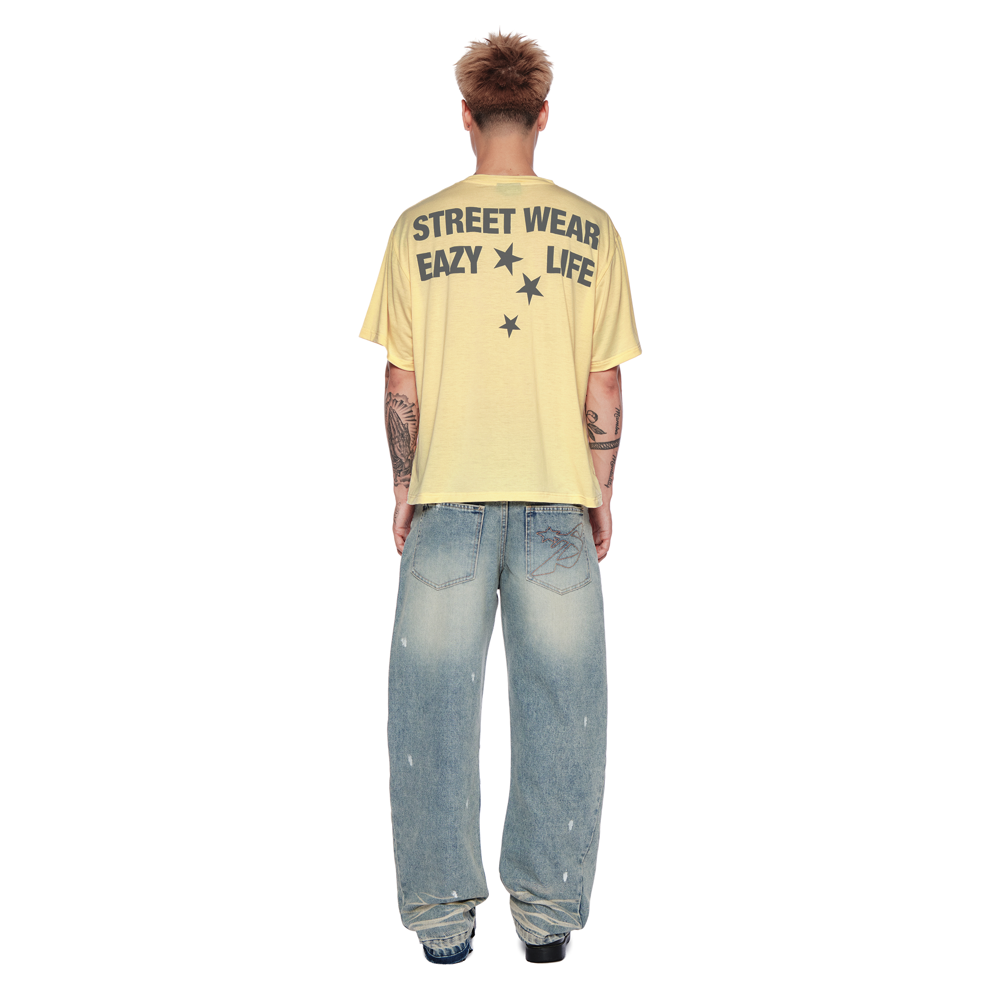  SWE EZ LIFE TEE - YELLOW 
