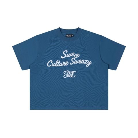 SWE RHYTHM BOXY TEE - COBALT BLUE 