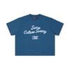  SWE RHYTHM BOXY TEE - COBALT BLUE 