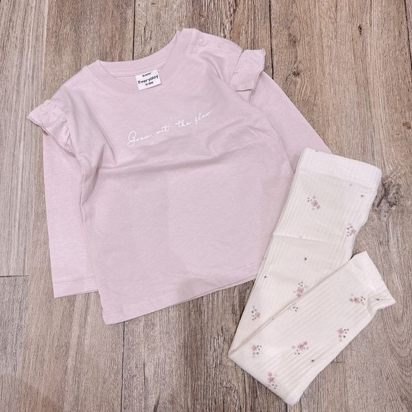 BBG27 - Bộ cotton Minene nhiều màu cho bé gái size 1-7y (quần ngẫu nhiên)