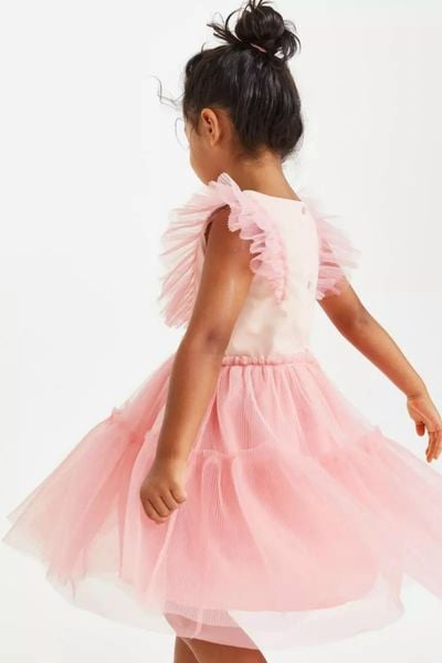 V00072 - Váy công chúa tutu ren dập ly nhiều màu size 2-12y