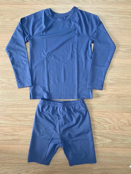 DB00002 - Bộ bơi trơn nhiều màu dài tay chống nắng cho bé size 110-150 (1 số thay tag)