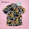 ABT53 - Áo sơ mi thô đũi, lanh Piping Hot hoa lá summer BT size 1-16y