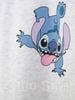 B04 - Bộ nỉ hoodie màu ghi Stitch bé gái size 7-15y