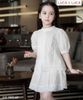 LUBCC.1803 - Bộ Luca áo sơ mi trắng + chân váy trắng ren size 2-12y