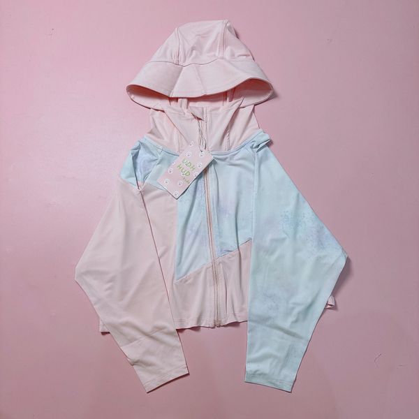 ACN01 - Áo khoác UDH HUD chống nắng vải thun lạnh +50 UPF loang nhiều màu cho bé size 110-160