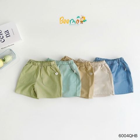 6004QHB - Quần Beemo thun cotton màu trơn size 1-5y