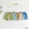 6004QHB - Quần Beemo thun cotton màu trơn size 1-5y