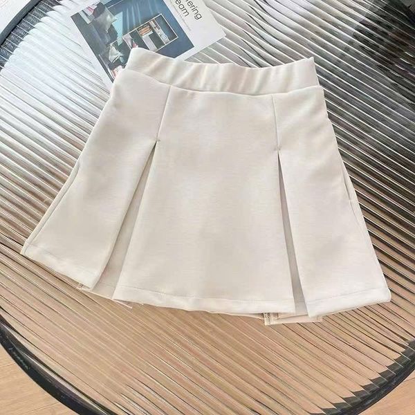 CVAY03 - Chân váy liền quần xếp ly vải thun Uni trơn 3 màu BG size 110-160