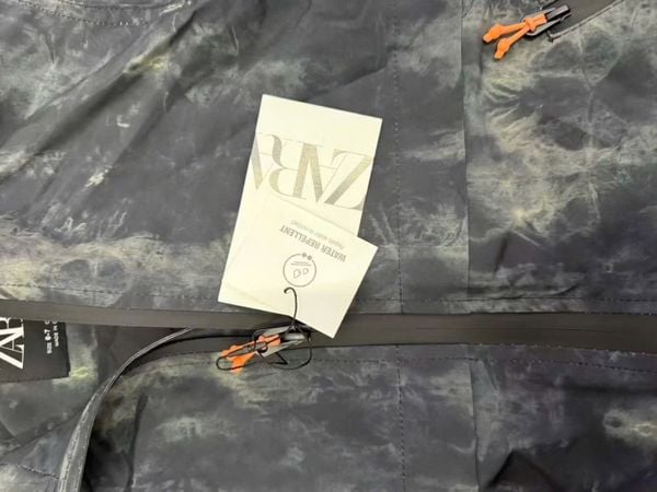 AKBT12 - Áo khoác gió màu loang đen nâu cho bé trai size 6-14y