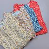 V00050 - Váy lanh hoa nhí nhiều màu BG size 2-14y