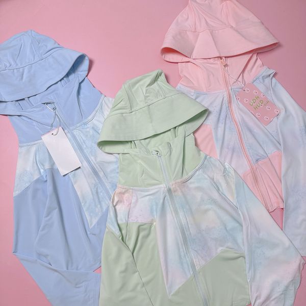 ACN01 - Áo khoác UDH HUD chống nắng vải thun lạnh +50 UPF loang nhiều màu cho bé size 110-160