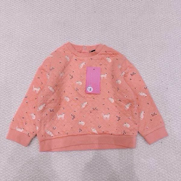 ABT31 - Áo nỉ Kiabi dòng nhí nhiều hình cho bé size 3m - 36m