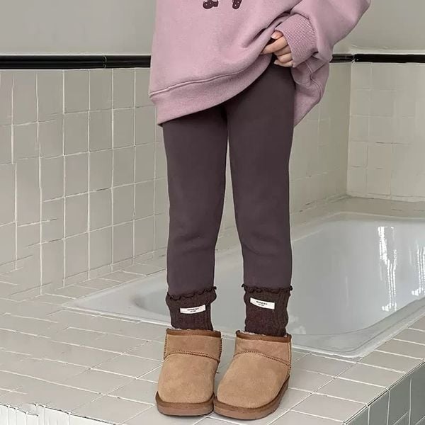 25H0611 - Quần legging lót nỉ AMBB nhiều màu cho bé size 110 - 170
