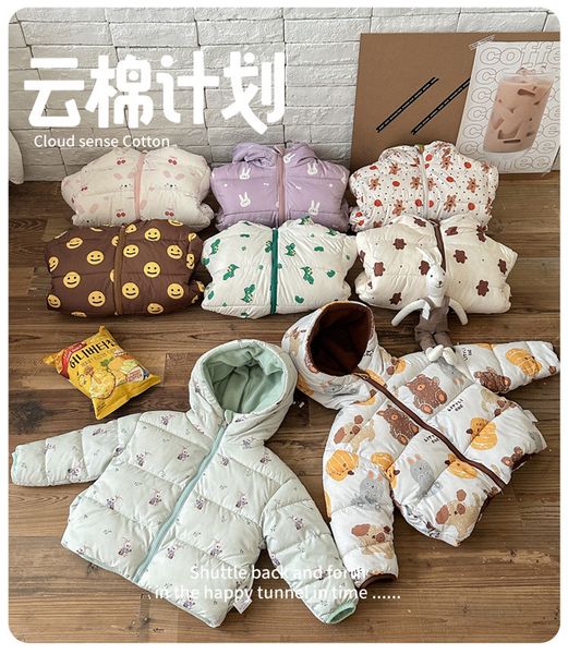 AK31 - Áo khoác phao lót nỉ siêu nhẹ mềm ấm nhiều màu cho bé size 90-130