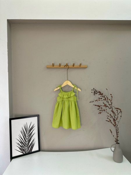 V00058 - Váy đũi Harifa hai dây cổ bèo 1 - 6y