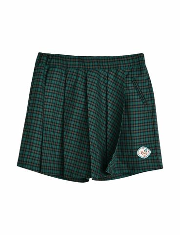 CVAY02 - Quần váy Mm kẻ caro xanh bé gái size 100-140 (1 số thiếu logo)