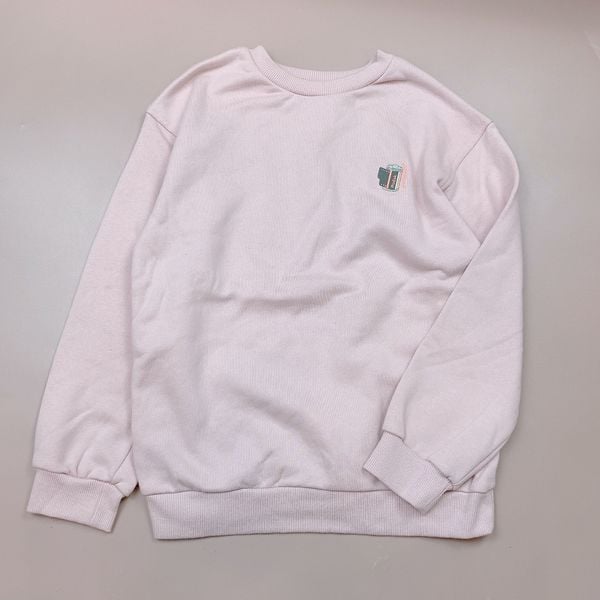 ABT102 - Áo nỉ bông trơn in ngực nhiều màu BTBG