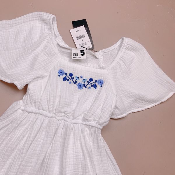 V00017 - Váy vải xô Muslin cotton on dư xịn cho bé size 2-10y