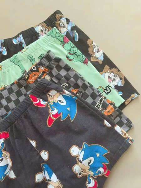 BBT32 - Bộ cotton dư xịn họa tiết Sonic, Ninja rùa, Hot wheels nhiều màu bé trai size 1-8y