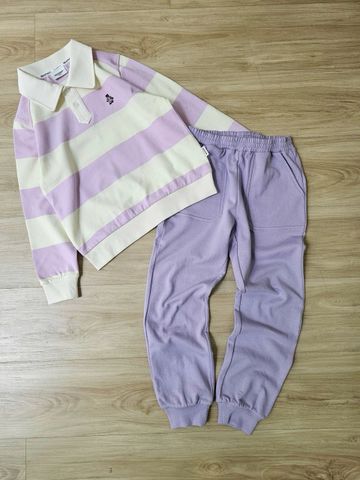 BM2511ST05 - Bộ nỉ da cá Beemon cổ đức 2 màu cho bé size 120-160