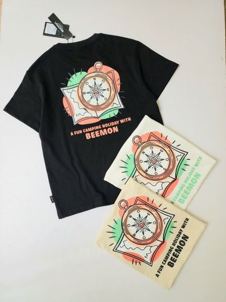 BM2602TS02 - Áo Beemon cổ tròn cotton 3 màu cho bé size 120-170