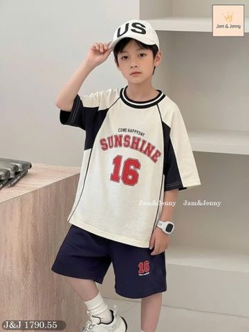 JJBCC.1790 - Bộ cotton Jam & Jenny màu kem Sunshine 16 size 2 - 12y