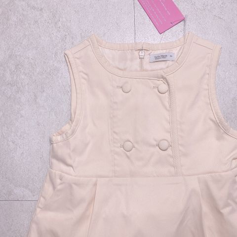 V00010 - Váy sát nách màu be 2 hàng khuy size 100 - 150