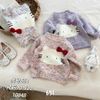 ABG15 - Áo len nhiều mẫu họa tiết Hello Kitty cho bé gái size 90-130