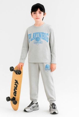 BBT09 - Bộ cotton MBCKids dòng đại PLAYNBIG nhiều màu cho bé trai size 6-14y