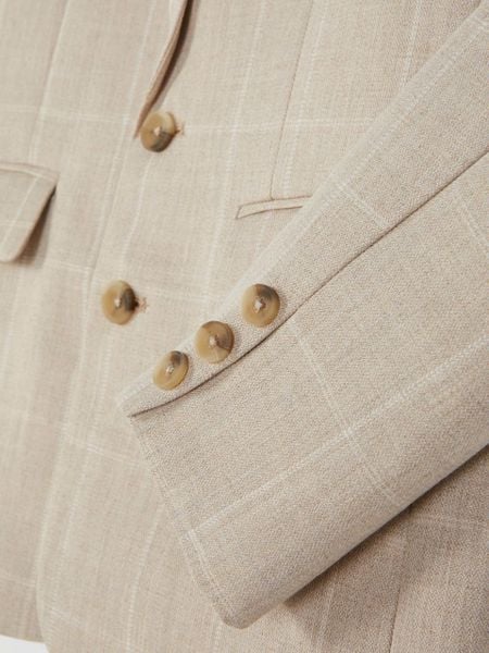 AKBT30 - Áo vest vải linen 2 màu be/xanh bé trai size 3-15y