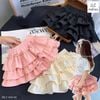 CVCC.3925 - Chân váy tầng Melisa cho bé size 2-12y