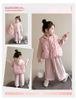 51056 - Set 3ct Roubao bộ nỉ hoodie + gile phao bé gái size 90-130