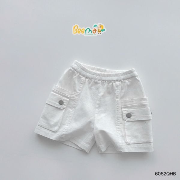 6062QHB - Quần short Beemo túi hộp Little Exporer size 1-6y