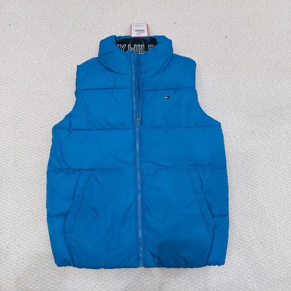 AKBT27 - Áo gile phao nhiều màu chữ cổ cho bé size 6-16y