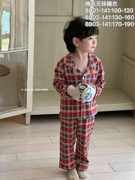 BBT10 - Bộ Pyjama vải thun GuoguoYinuo nhiều màu cho bé trai size 100-160