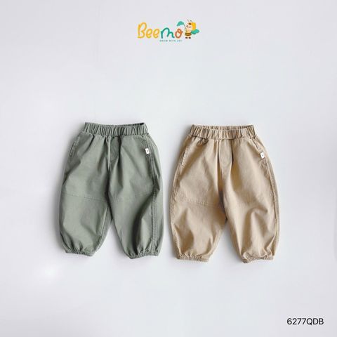 6277QDB - Quần kaki bo gấu Beemo ballon 2 màu bé trai size 1-6y