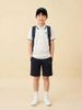 BM2602ST01 - Bộ quần áo trẻ em Beemon phối cổ polo size 120-170