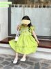 V00035 - Váy Sofia Candy tiểu thư tay cánh tiên thêu hoa ngực nhiều màu BG size 1-10y