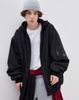 AKBT39 - Áo khoác phao bomber oversize phối mũ nỉ GGJJ dư xịn cho bé 2 màu đen/rêu size 6-14y