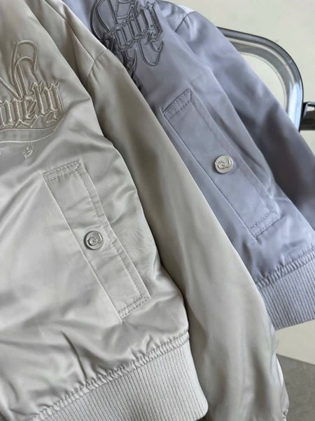 AK67 - Áo khoác bomber GGJJ 2 màu be/ghi tím size 6-14y