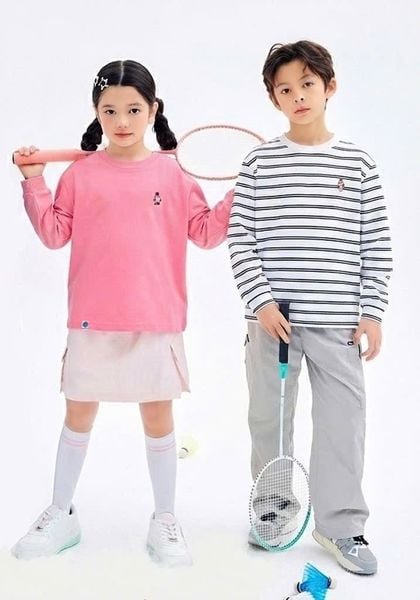 BM2606TS06 - Áo cổ tròn Beemon nhiều màu size 120-170