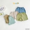 60041QHB - Quần Beemo thun cotton màu trơn size 6-10y