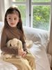 24Z007 - Áo len bé gái (áo chui đầu) dệt kim, chất liệu sợi nhân tạo, size 90-160, không thương hiệu, NSX Huzhou Zhili Kujun Clothing Co., Ltd