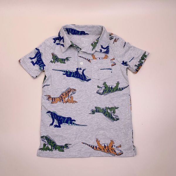 ABT60 - Áo polo cổ đức hoạ tiết nhiều hình