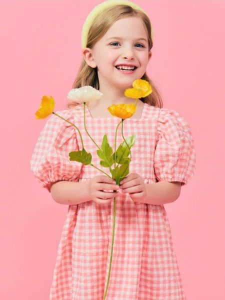 V00018 - Váy vải thô nhiều màu cho bé size 100-150