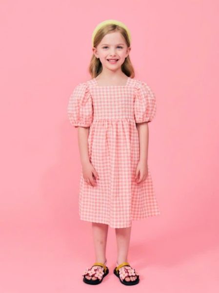 V00018 - Váy vải thô nhiều màu cho bé size 100-150