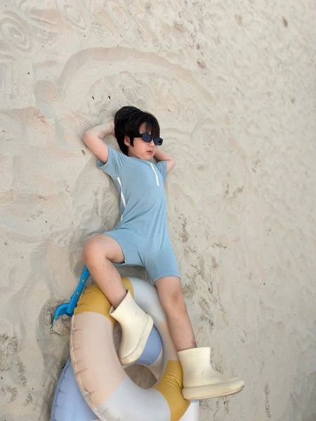 DB00034 - Bộ bơi Harifa liền thân cổ trụ nhiều màu cho bé trai size 1-6y
