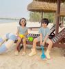 DB00034 - Bộ bơi Harifa liền thân cổ trụ nhiều màu cho bé trai size 1-6y